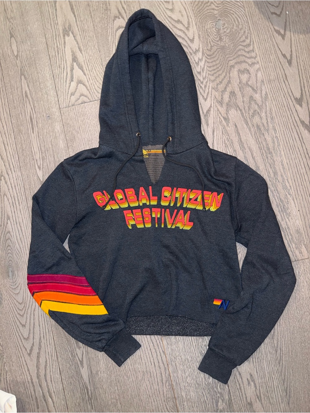 Aviator Nation x Global Citizen Festival 2019 Limited Edition Cropped Hoodie XS